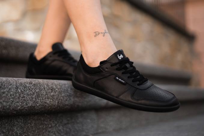 uomini scarpe da ginnastica a piedi nudi - campione 2.0 tutto nero Be Lenka 80JV9