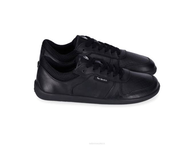 uomini scarpe da ginnastica a piedi nudi - campione 2.0 tutto nero Be Lenka 80JV9