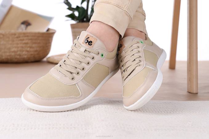 uomini scarpe da ginnastica a piedi nudi - campione 2.0 - vegan beige Be Lenka 80JV14