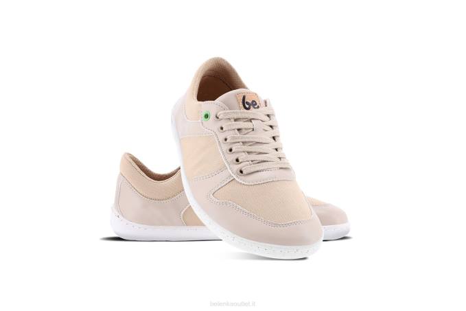 uomini scarpe da ginnastica a piedi nudi - campione 2.0 - vegan beige Be Lenka 80JV14