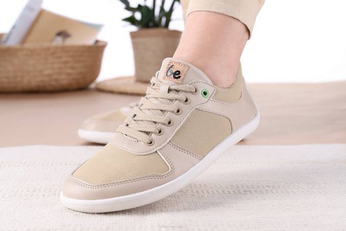 uomini scarpe da ginnastica a piedi nudi - campione 2.0 - vegan beige Be Lenka 80JV14