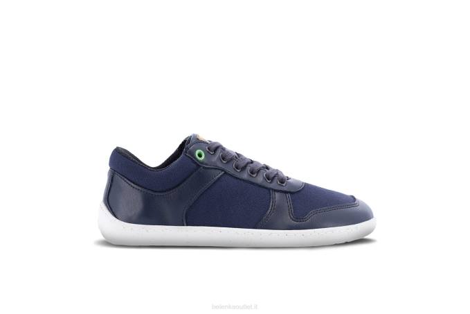 uomini scarpe da ginnastica a piedi nudi - campione 2.0 - vegan blu scuro Be Lenka 80JV12