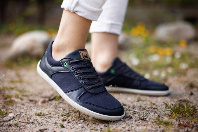 uomini scarpe da ginnastica a piedi nudi - campione 2.0 - vegan blu scuro Be Lenka 80JV12