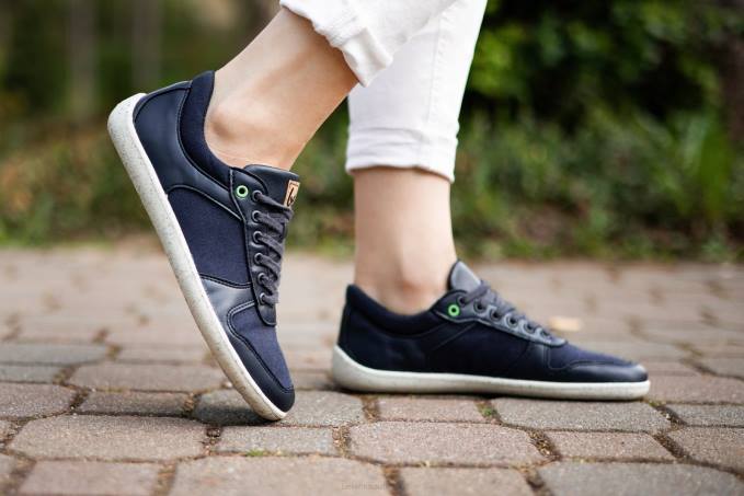 uomini scarpe da ginnastica a piedi nudi - campione 2.0 - vegan blu scuro Be Lenka 80JV12