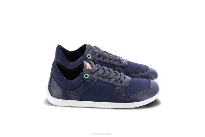 uomini scarpe da ginnastica a piedi nudi - campione 2.0 - vegan blu scuro Be Lenka 80JV12