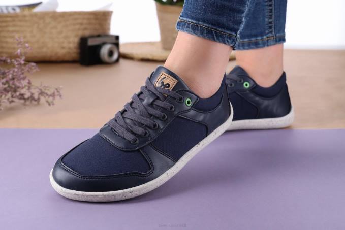 uomini scarpe da ginnastica a piedi nudi - campione 2.0 - vegan blu scuro Be Lenka 80JV12