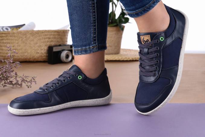 uomini scarpe da ginnastica a piedi nudi - campione 2.0 - vegan blu scuro Be Lenka 80JV12