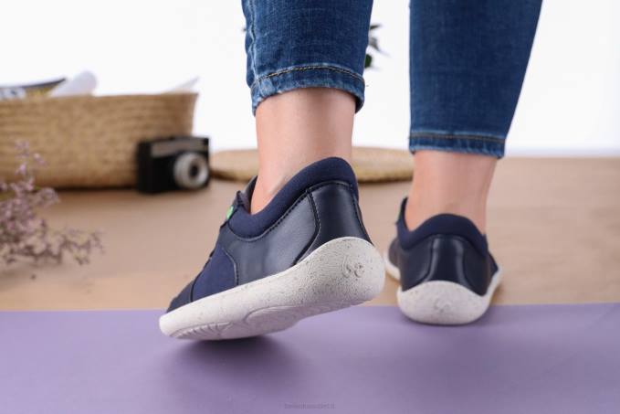 uomini scarpe da ginnastica a piedi nudi - campione 2.0 - vegan blu scuro Be Lenka 80JV12