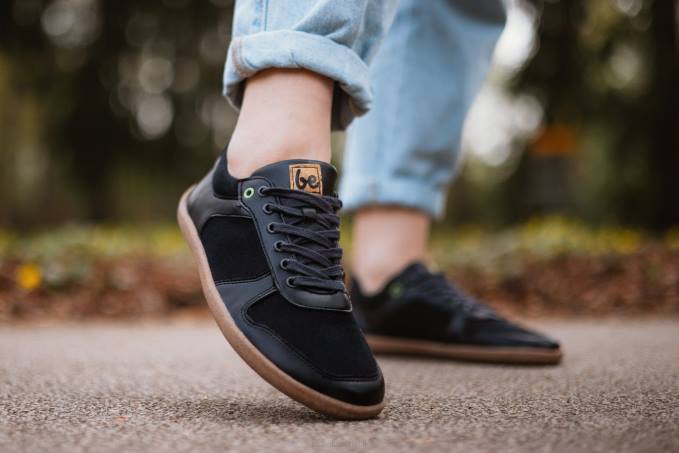 uomini scarpe da ginnastica a piedi nudi - campione 2.0 - vegan nero Be Lenka 80JV16