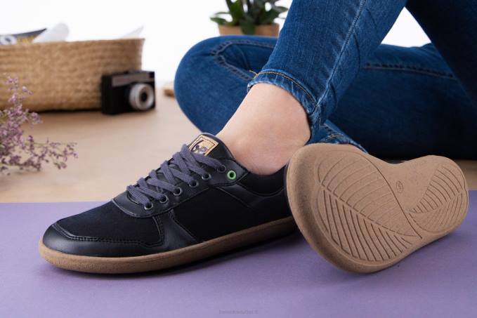 uomini scarpe da ginnastica a piedi nudi - campione 2.0 - vegan nero Be Lenka 80JV16