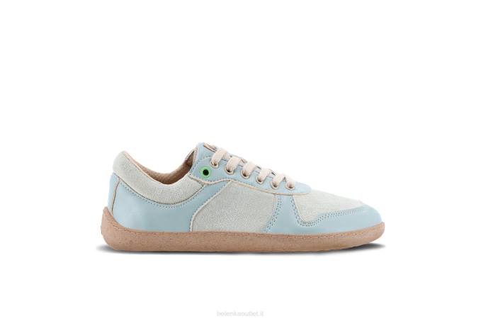 uomini scarpe da ginnastica a piedi nudi - campione 2.0 - vegan verde acqua chiaro Be Lenka 80JV15