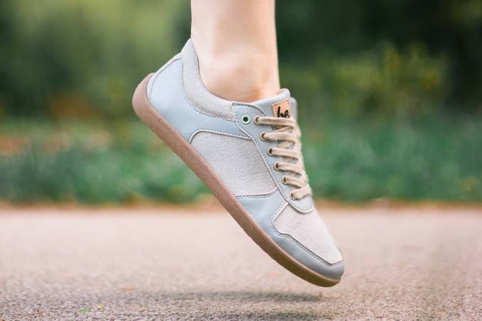 uomini scarpe da ginnastica a piedi nudi - campione 2.0 - vegan verde acqua chiaro Be Lenka 80JV15