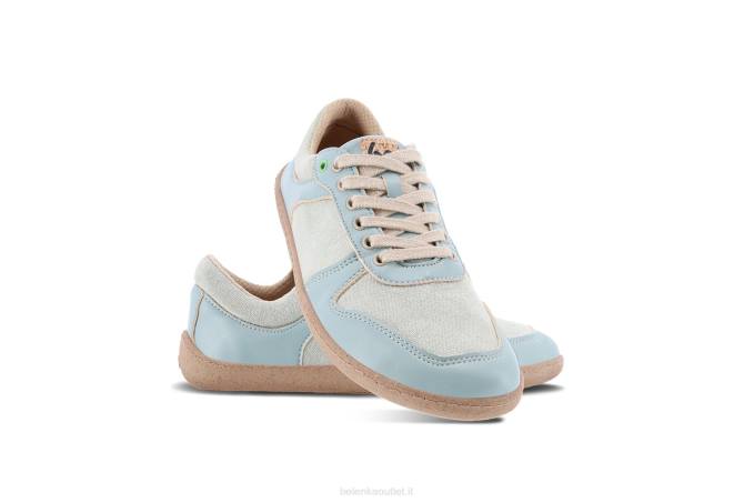 uomini scarpe da ginnastica a piedi nudi - campione 2.0 - vegan verde acqua chiaro Be Lenka 80JV15