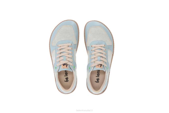 uomini scarpe da ginnastica a piedi nudi - campione 2.0 - vegan verde acqua chiaro Be Lenka 80JV15