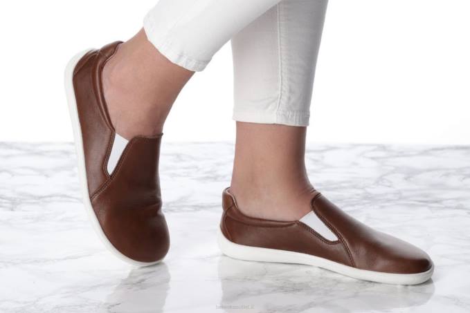 uomini scarpe da ginnastica a piedi nudi - eazy Marrone scuro Be Lenka 80JV65