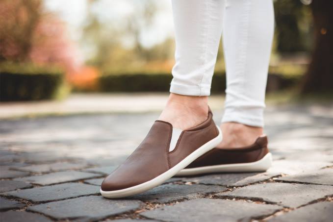 uomini scarpe da ginnastica a piedi nudi - eazy Marrone scuro Be Lenka 80JV65