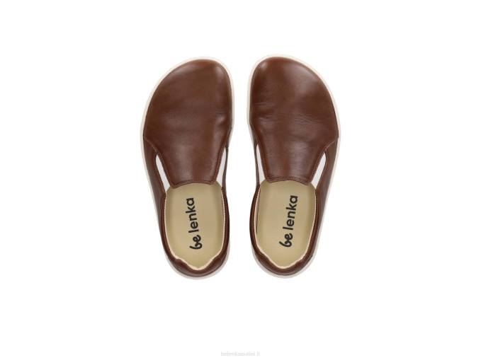 uomini scarpe da ginnastica a piedi nudi - eazy Marrone scuro Be Lenka 80JV65