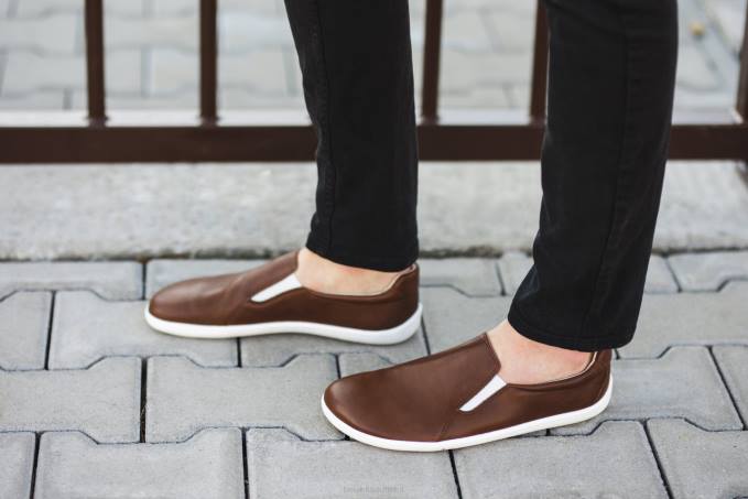 uomini scarpe da ginnastica a piedi nudi - eazy Marrone scuro Be Lenka 80JV65