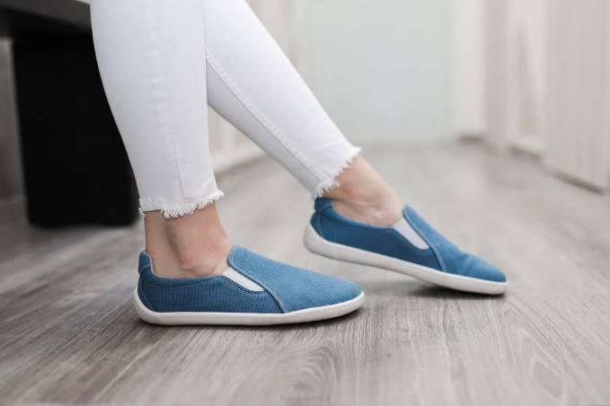 uomini scarpe da ginnastica a piedi nudi - facili - vegane blu Be Lenka 80JV58