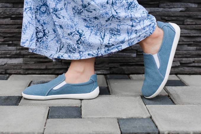 uomini scarpe da ginnastica a piedi nudi - facili - vegane blu Be Lenka 80JV58