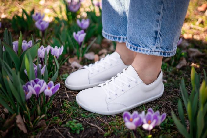 uomini scarpe da ginnastica a piedi nudi - prime 2.0 bianco Be Lenka 80JV26