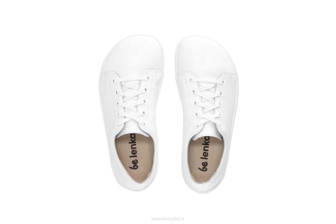 uomini scarpe da ginnastica a piedi nudi - prime 2.0 bianco Be Lenka 80JV26