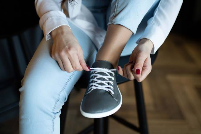uomini scarpe da ginnastica a piedi nudi - prime grigio Be Lenka 80JV25
