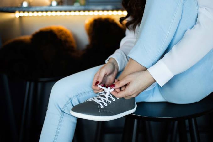 uomini scarpe da ginnastica a piedi nudi - prime grigio Be Lenka 80JV25