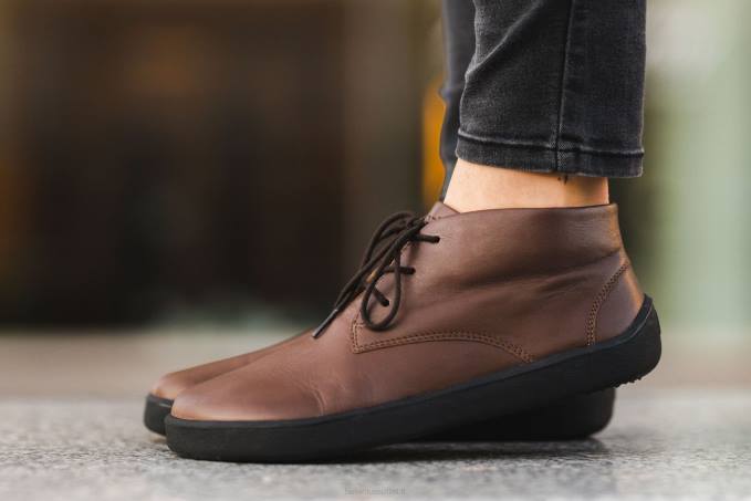 uomini le scarpe a piedi nudi scivolano Marrone scuro Be Lenka 80JV71