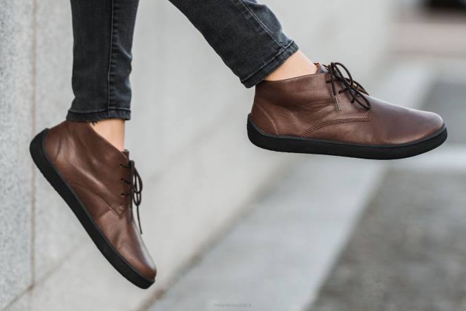uomini le scarpe a piedi nudi scivolano Marrone scuro Be Lenka 80JV71