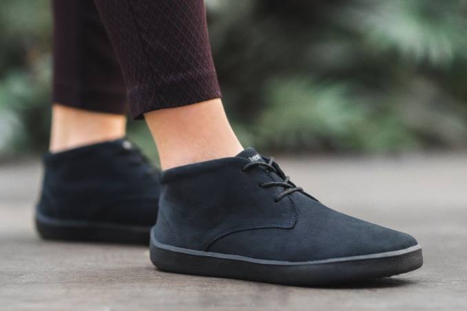 uomini le scarpe a piedi nudi scivolano tutto nero opaco Be Lenka 80JV72