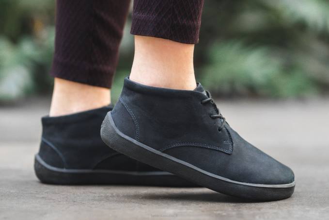 uomini le scarpe a piedi nudi scivolano tutto nero opaco Be Lenka 80JV72