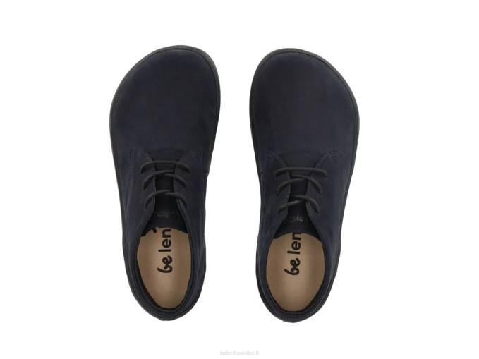 uomini le scarpe a piedi nudi scivolano tutto nero opaco Be Lenka 80JV72