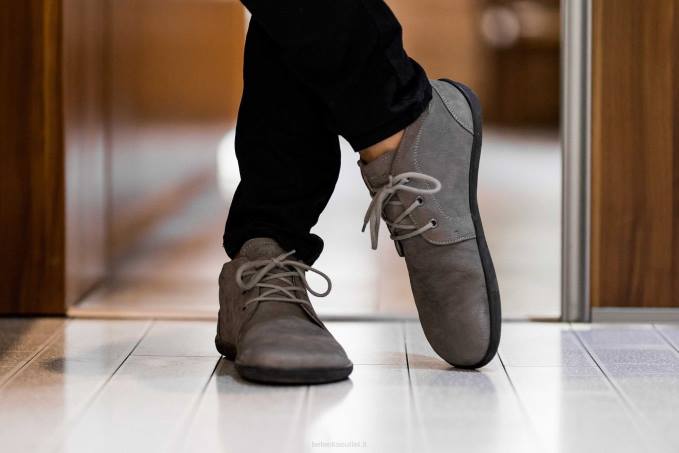 uomini scarpe a piedi nudi - icona grigio ghiaia Be Lenka 80JV68