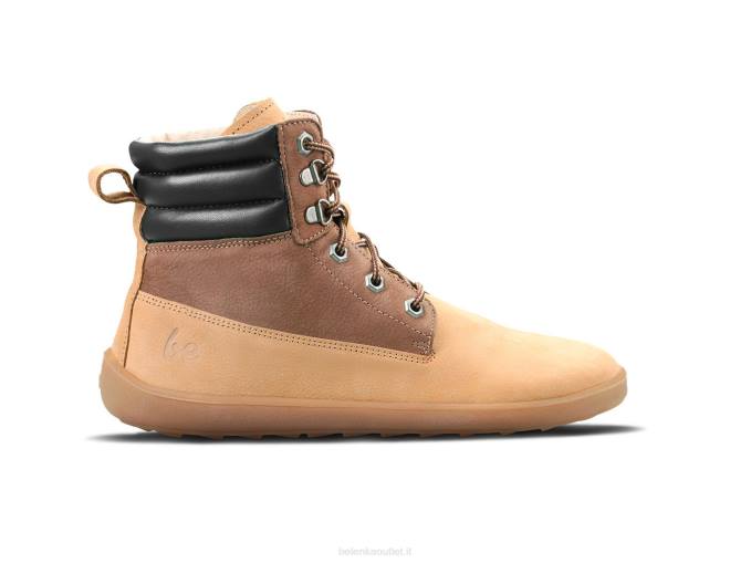 uomini stivali a piedi nudi nevada neo sabbia e marrone scuro Be Lenka 80JV38