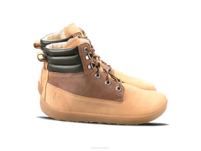 uomini stivali a piedi nudi nevada neo sabbia e marrone scuro Be Lenka 80JV38