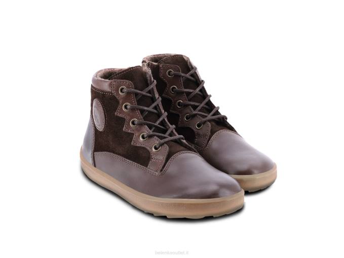 uomini stivali a piedi nudi olympus Marrone scuro Be Lenka 80JV40