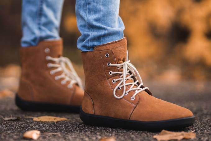 uomini stivali invernali a piedi nudi inverno 2.0 cognac Be Lenka 80JV50