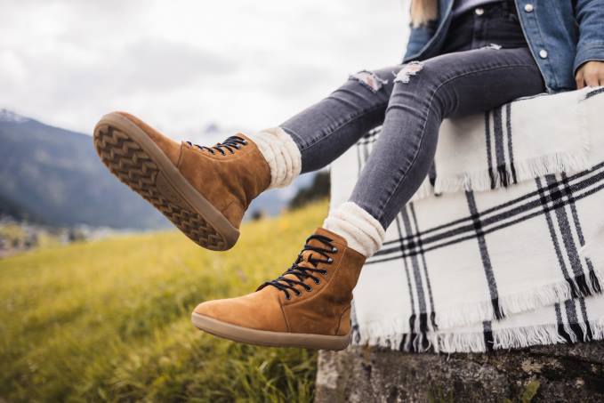 uomini stivali invernali a piedi nudi inverno 2.0 neo marrone cognac Be Lenka 80JV54