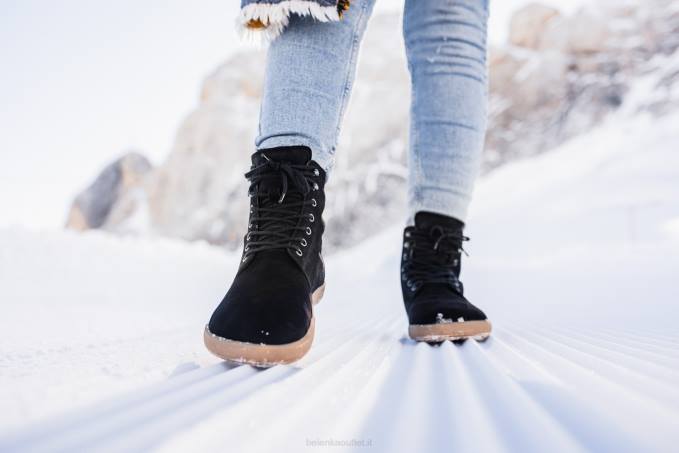 uomini stivali invernali a piedi nudi inverno 2.0 neo nero opaco Be Lenka 80JV53