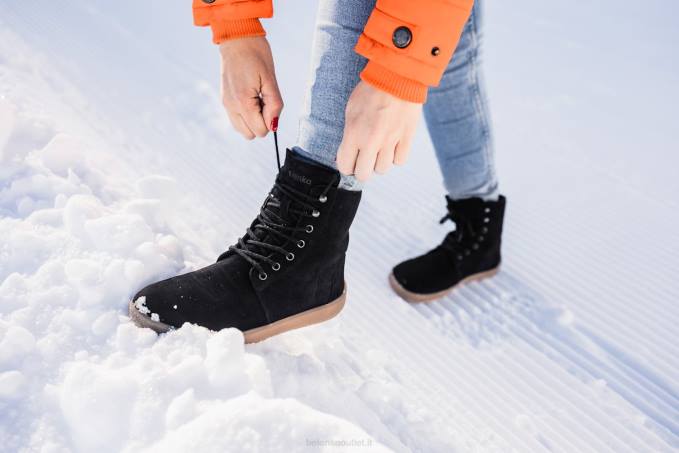uomini stivali invernali a piedi nudi inverno 2.0 neo nero opaco Be Lenka 80JV53