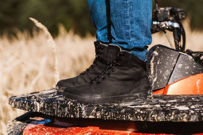 uomini stivali invernali a piedi nudi ranger tutto nero Be Lenka 80JV42